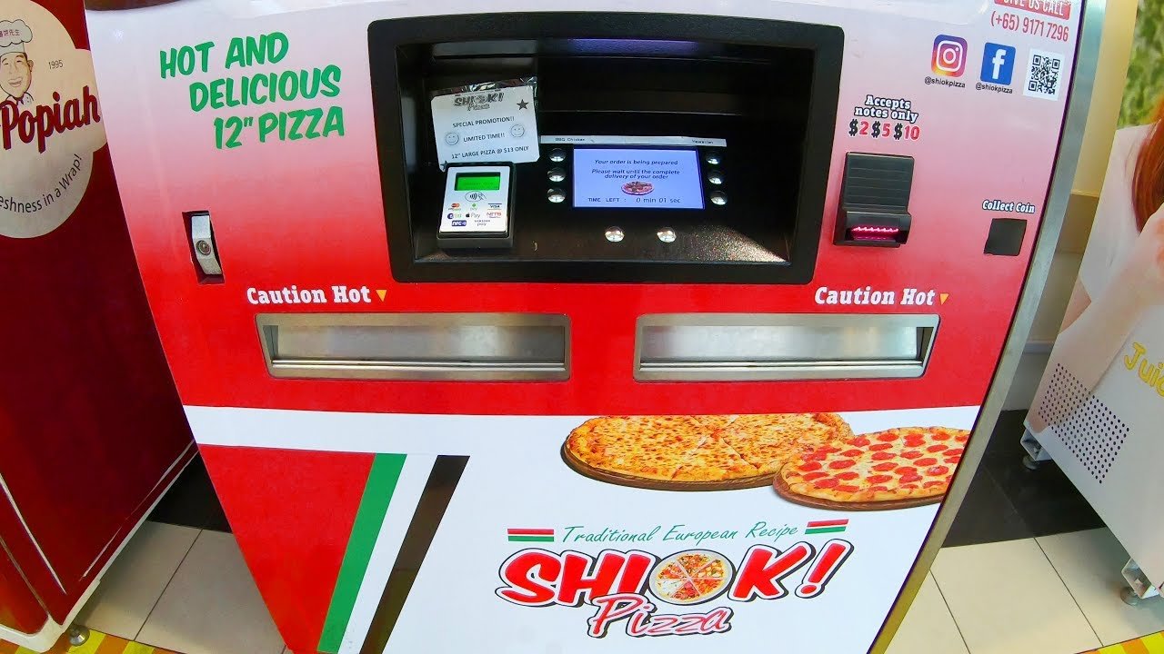 Pizza Vending Machine - YouTube